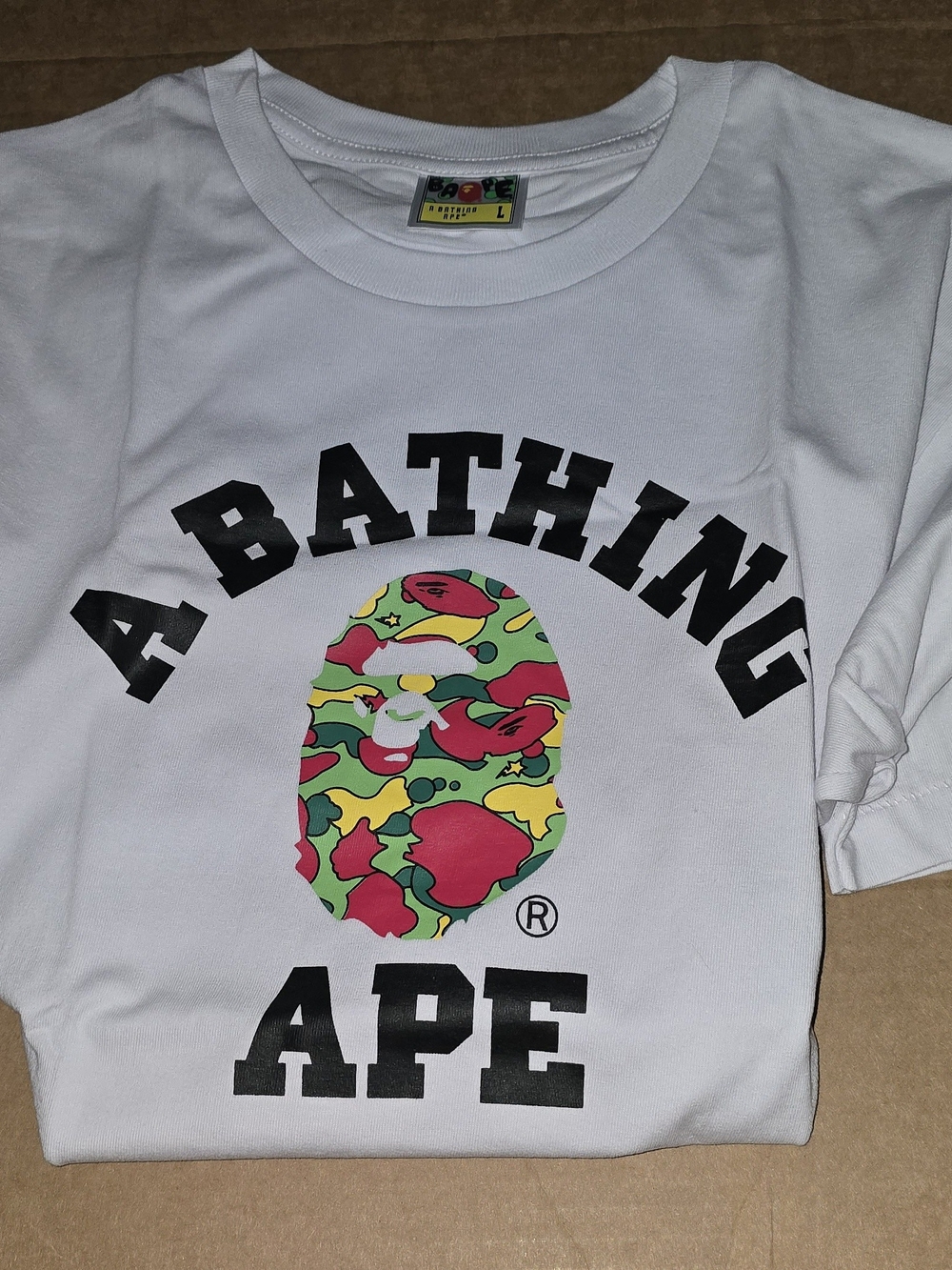 🔥 BAPE A Bathing Ape Graphic Tee 🔥
Mens Size Large
Brand New In Original Bag